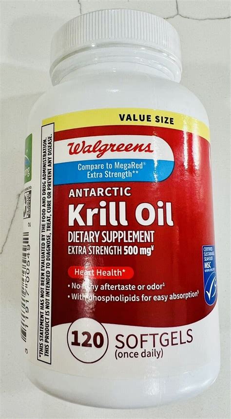 walgreens antarctic krill oil